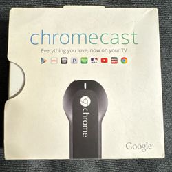 Google Chromecast (1st Generation) Streaming Media Player - H2G2-42 (Black)