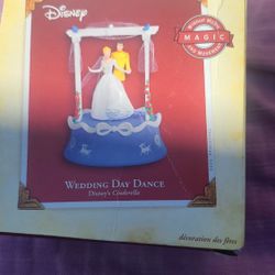 Disney Cinderella Wedding Day Hallmark Ornament 