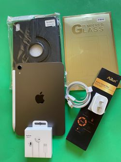 Apple Ipad Mini 6th Generation (8.3” Retina/2021) 64GB with stylus pen, case & Accessories (256GB $399)