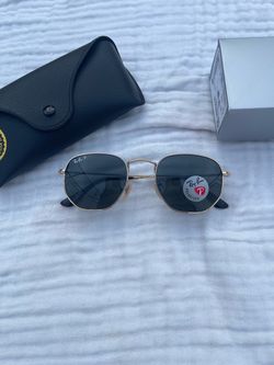 Polarized lenses unisex sunglasses hexagon 3548