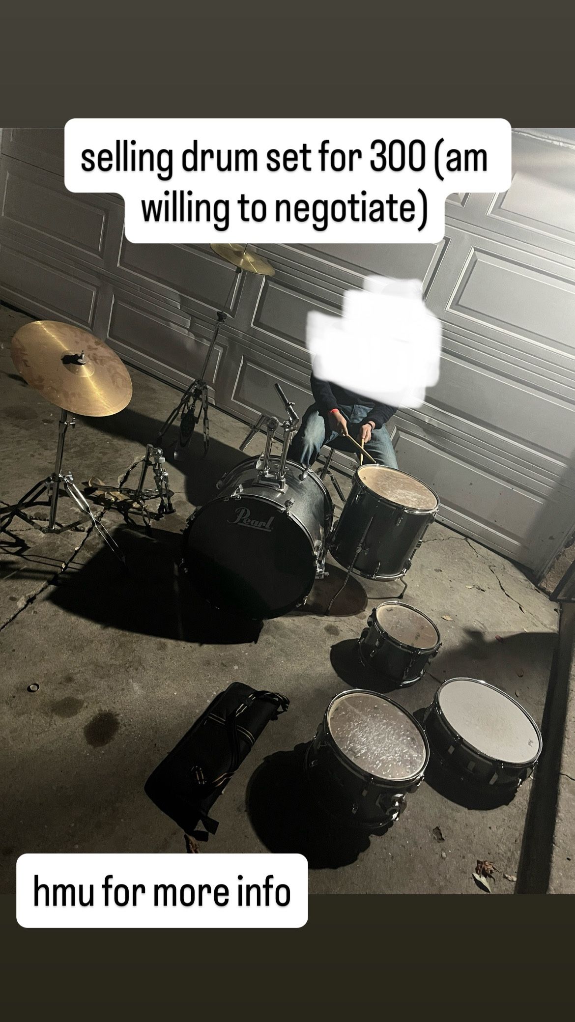 Pearls drum set
