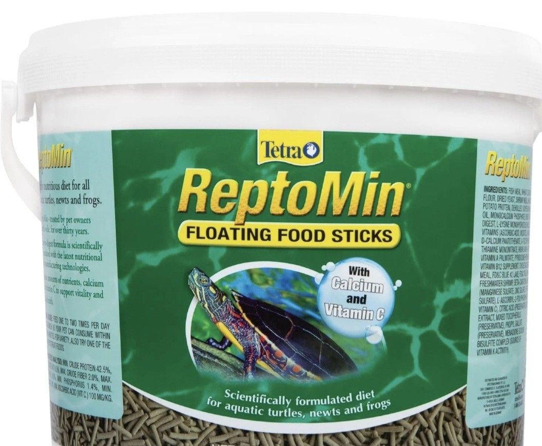 Tetra ReptoMin Floating Food Sticks, For Aquatic Turtles, Newts And Frogs, 3 Lbs.