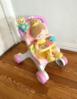 Fisher Price Stroll Along Doll Stroller Baby Walker