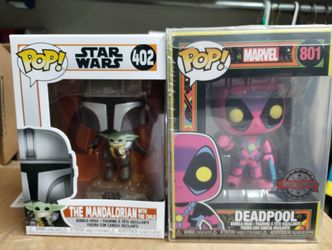 Funko Pop Mandalorian 402 Deadpool 801