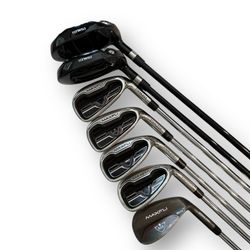 Maxfli Black Max 3i-4i Hybrid Graphite, 5, 6, 9, PW, SW Steel Shaft RH R-Flex