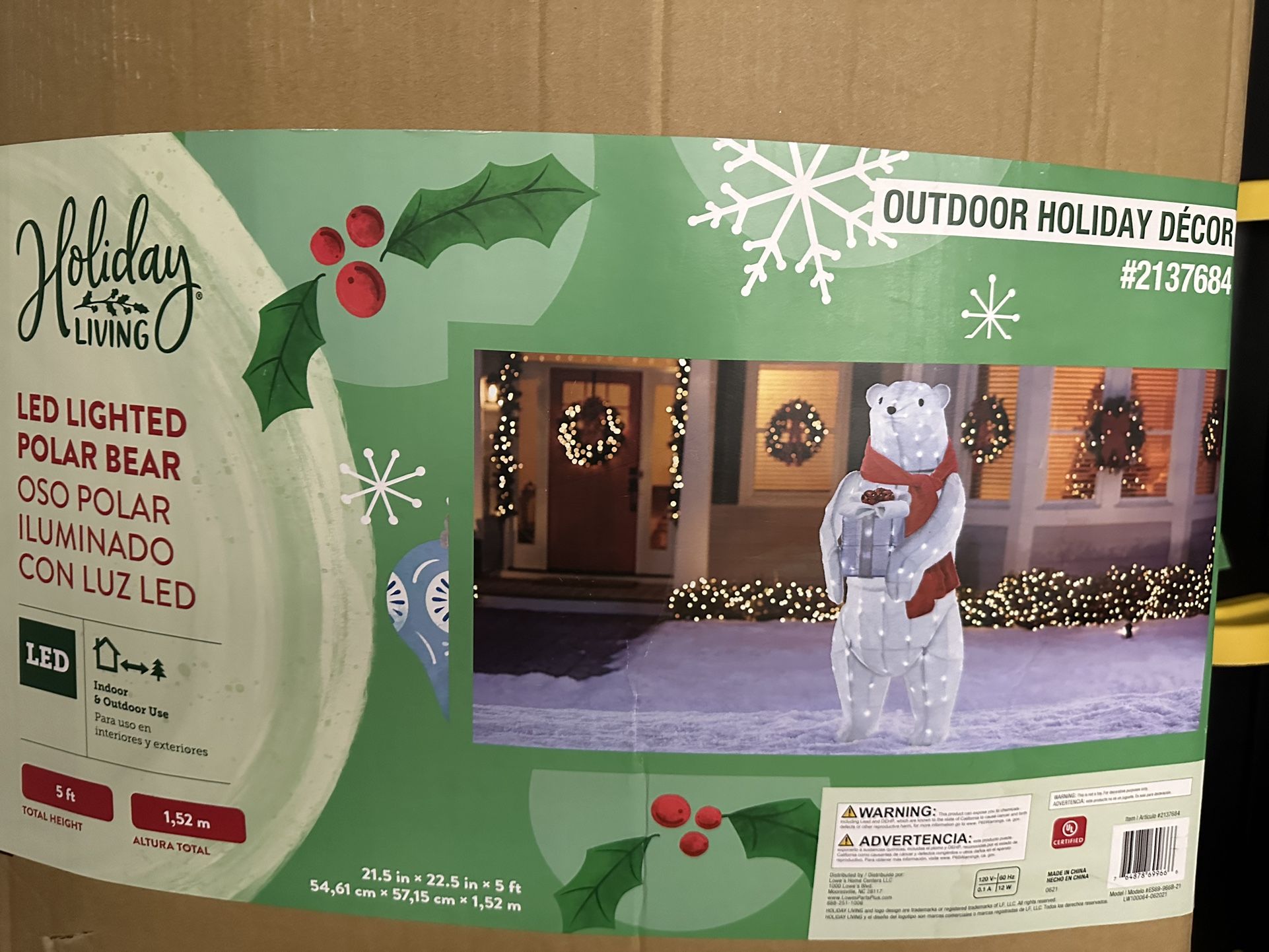 Winter Polar Bear Outdoor decor