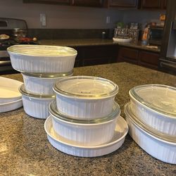 18 Piece French Corning Ware Set
