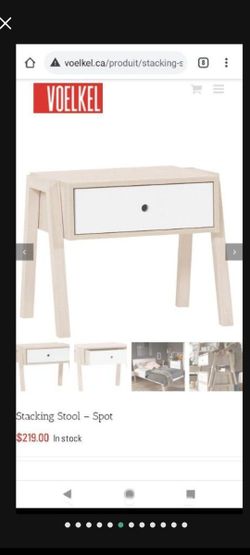 Voelkel Stacking Stool Drawer X 2