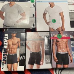Boxer Briefs And  Vneck Tshirts