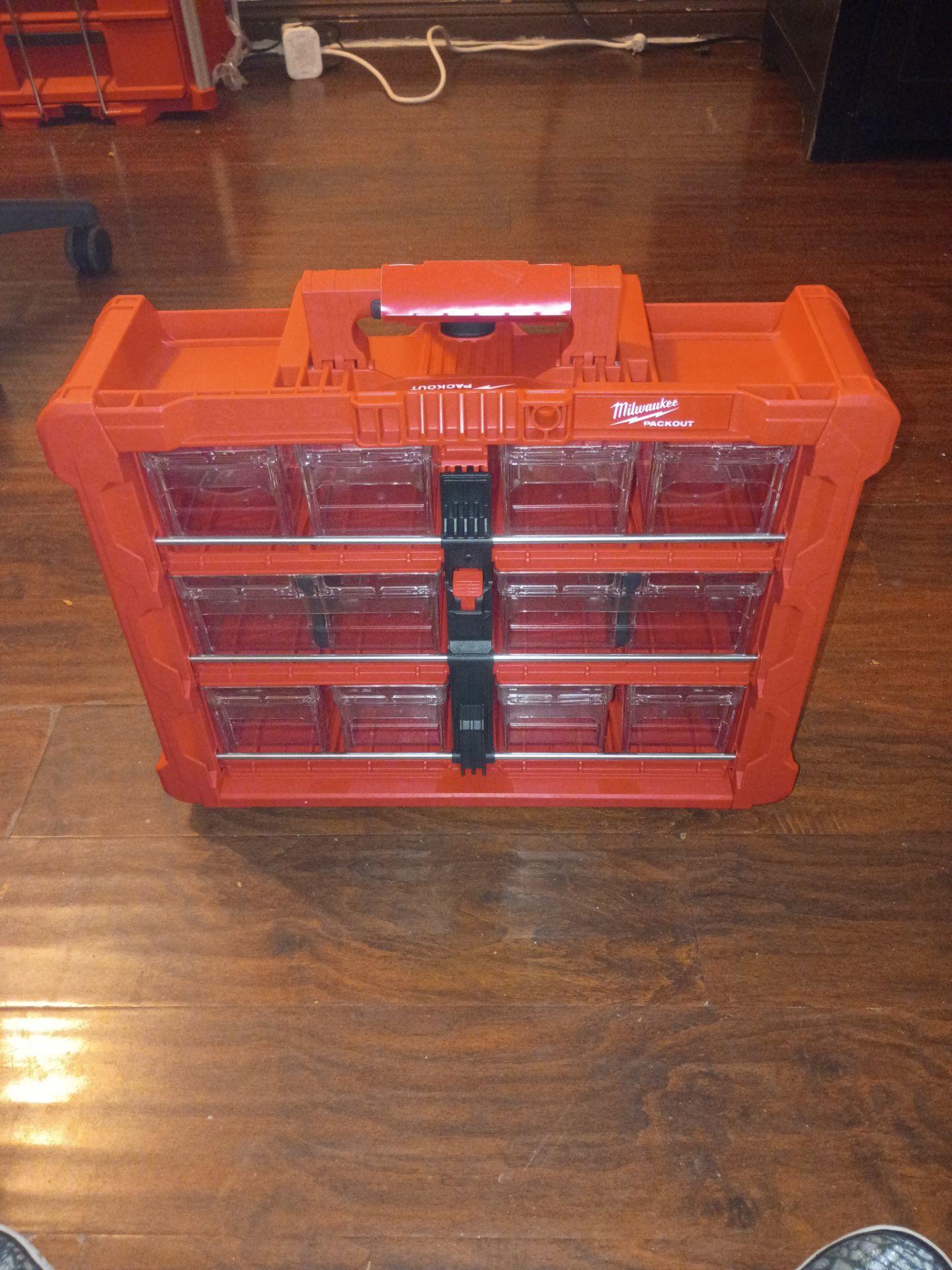 Milwaukee tilt bin organizer