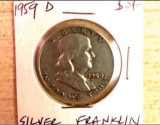 1959 D Franklin Half Dollar