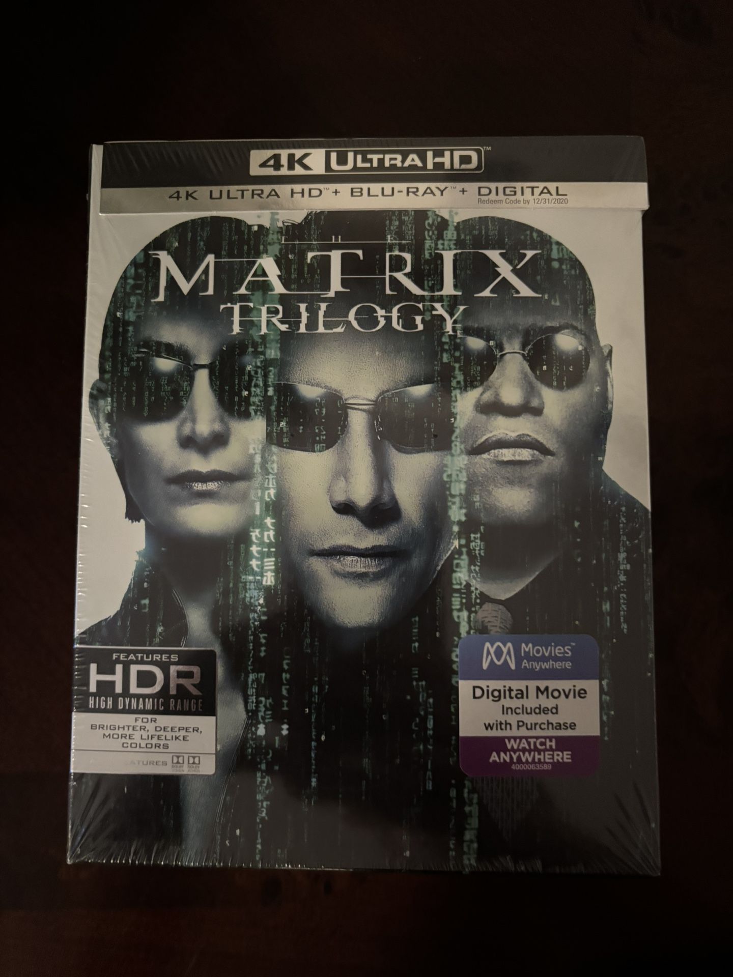 Matrix Trilogy (4K UHD+Blu-ray) NEW (Sealed) Keanu Reeves, The Wachowskis 3 Disc