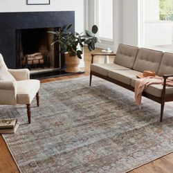 New Chris Loves Julia x Loloi Jules 9ā6ā Ć 14ā Area Rug ā New Open Box - Delivery Available
