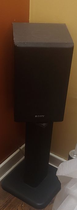 Sony Box Speakers With Stands MOTIVATED TO SELL!