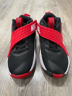 Size 11.5 C-Nike Basketball Sneakers Black and Red