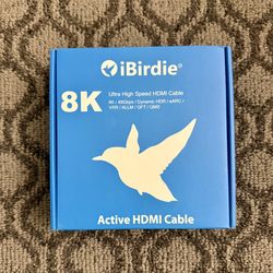 ibirdie 8K Active HDMI Cable 50 ft.