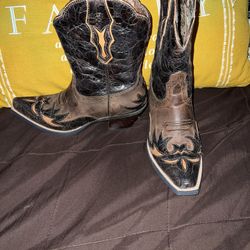Ariat Mid Calf Leather Boots For Women Size 9