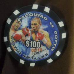 100 $ Pacquiao Chip Las Vegas 