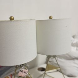 two sets of lamps 