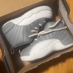 Jordan 12s Cool Grey & White 