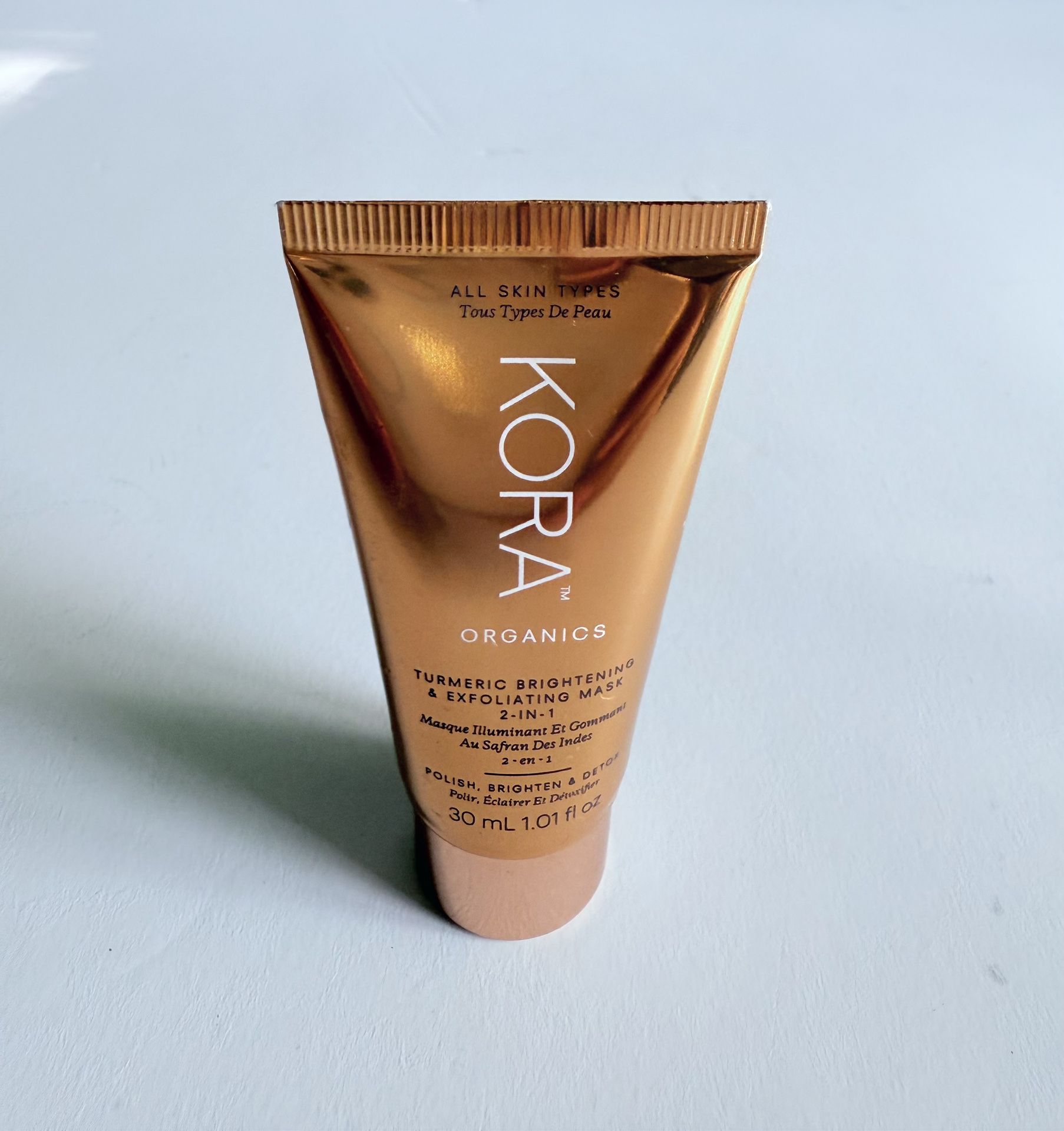 Kora Organics Turmeric BHA Pore & Brightening Exfoliating Treatment Mask New