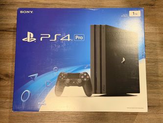 Sony PlayStation 4 PS4 Pro 1TB CUH-7015B Console Jet Black
