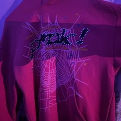 Sp5der Pink Hoodie 