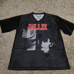 Billie Eilish BE Black And Red Jersey - Not Authentic