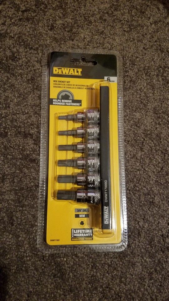 DeWalt Hex Socket Set