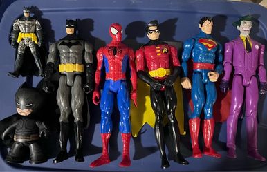 Superhero Action Figure Lot of 7