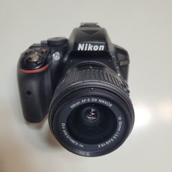 Nikon D5300 With 18-55mm Lens