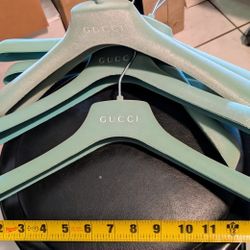 NEW Gucci Mint Green Velvet Hanger ~ 14" In Length....Mod 24....36 cm