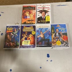VHS Disney Movies