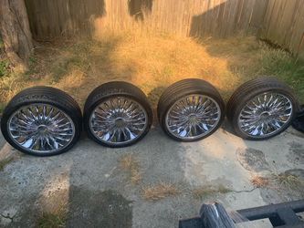 Velocity 20" rims & tires set (Universal)