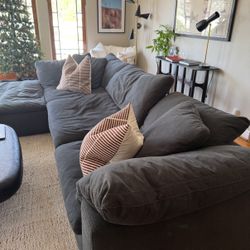 Asthetiko Luxe Depth Couch in Charcoal (cloud couch)