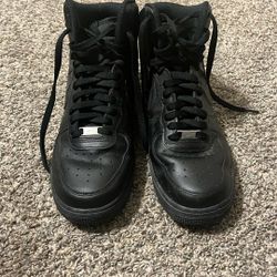 High Top Black Air Force 1