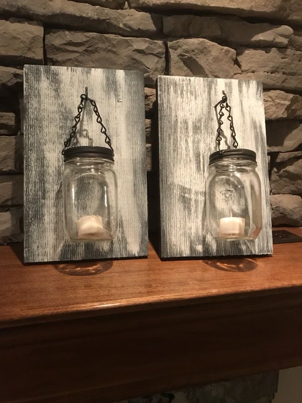 Rustic sconces