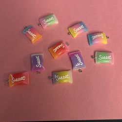 10 Pc Sweet Candy Pendant Beads