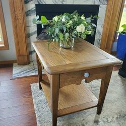Vintage Wooden End Table
