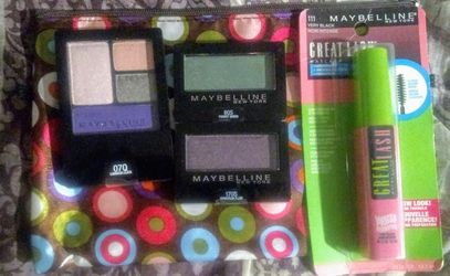 Maybelline Cosmetic Bundle with Makeup Bag