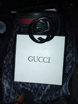 Gucci Leather Belt New In Box