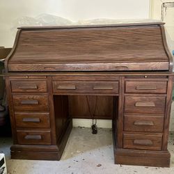 Antique Roll Top Desk