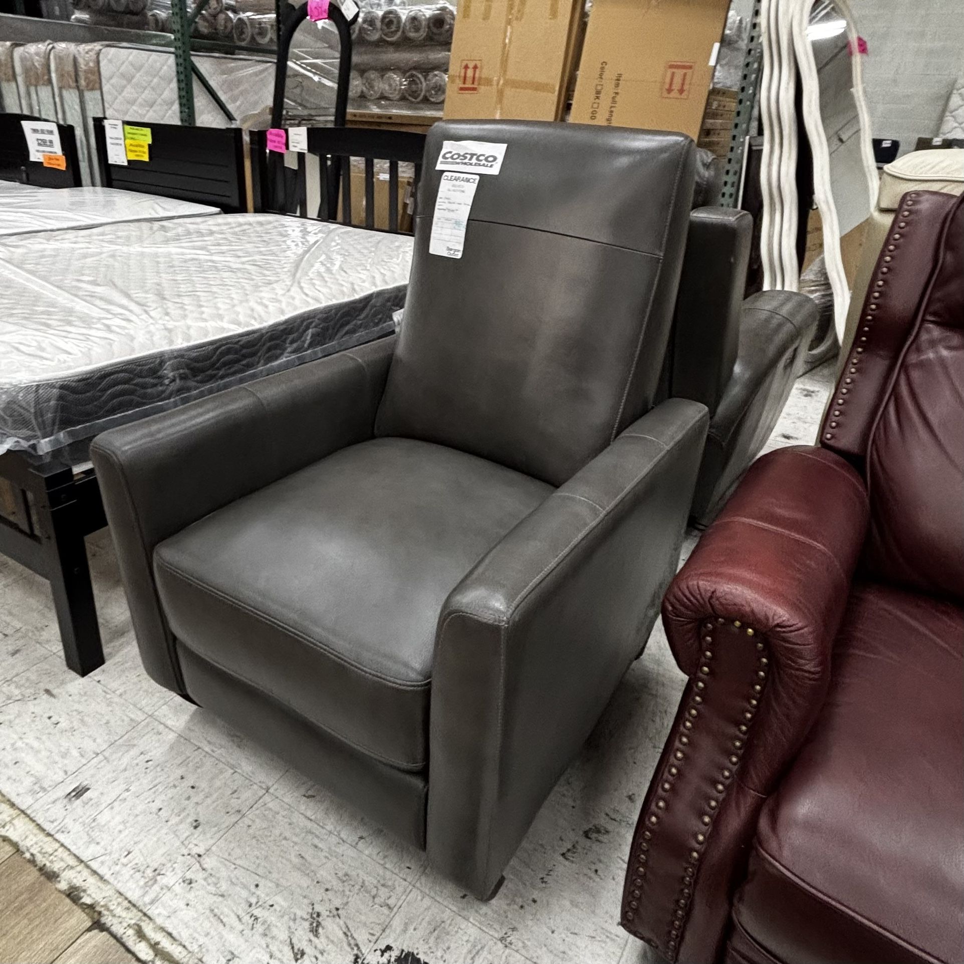 Barcalounger Leather Pushback Recliner Barcalounger Leather Best