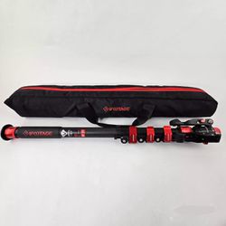 iFootage Cobra 2 C180-II 4-Section Carbon Fiber Monopod, with carrying case