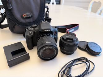 Canon EOS Rebel T6i DSLR Camera Bundle – Excellent Condition