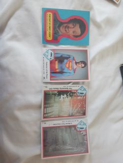 1978 Superman Movie Trading Cards