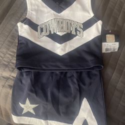Outerstuff Girls Youth NFL Spirit Two-Piece Cheerleader Set
