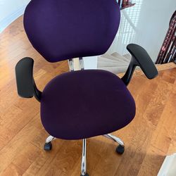 Purple office chair