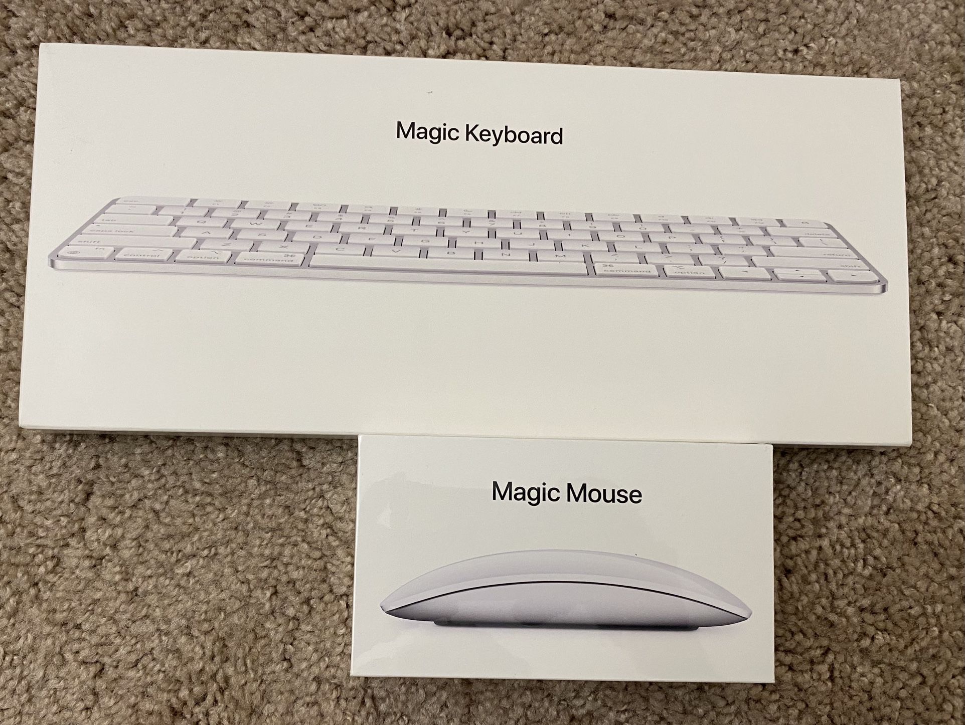 Apple Magic Keyboard and Mouse