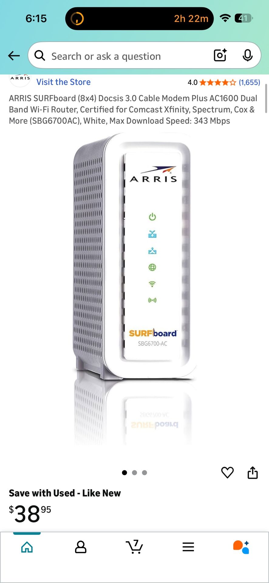 Arris High Speed Router 